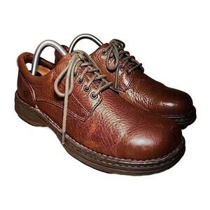 Born Hutchins II Oxford Shoes Dress Casual Brown Leather MENS SZ 8, WOMENS 9.5